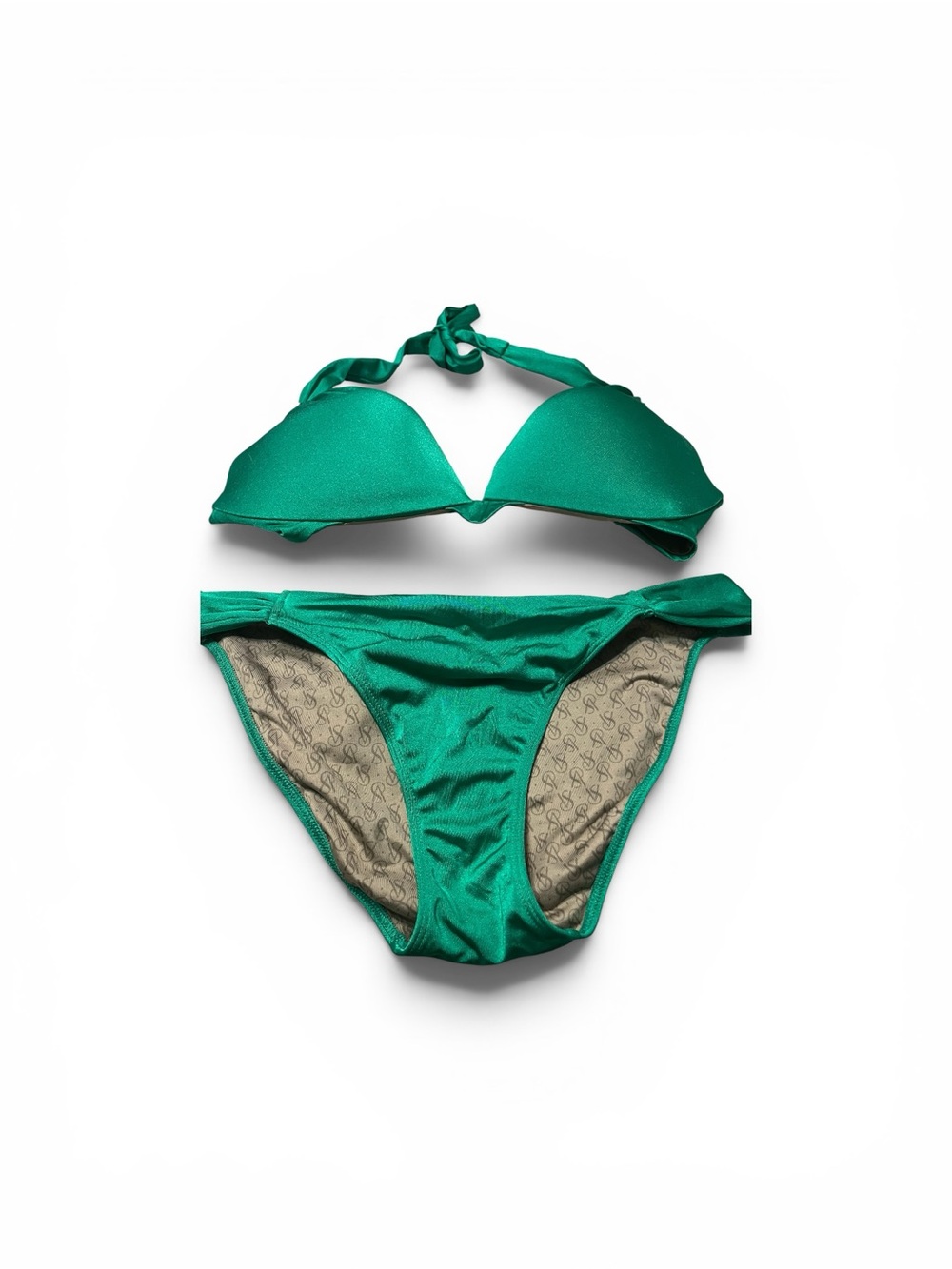 Victoria's Secret Emerald Green Halter Bikini Set